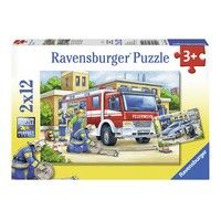 2D пазлы Ravensburger Стражи порядка спешат на помощь 2х12 ч 075782